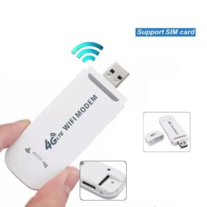 LTE/4G USB Modem with Wi-Fi Hotspot - Open All Network Sim Cards Also Rain