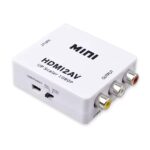 HDMI to AV (3 RCA) Video / Audio Converter Adapter-CVBs Composite-(GC)