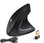 Ergonomic Rechargeable 2.4GHz Wireless Comfort Vertical Optical Mouse -(GC)