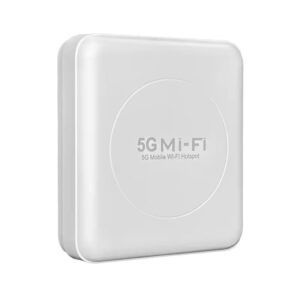 5G WiFi6 Mobile Access Point – Portable MiFi Router, 10000mAh Battery, 16 Devices, Dual Band 2.4GHz/5.8GHz, SIM Slot – GC