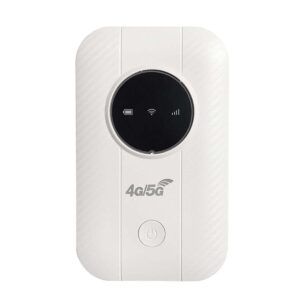 Pocket WiFi Router 4G LTE – 300Mbps, 2100mAh Battery, Portable Mobile Hotspot – GC M5-E