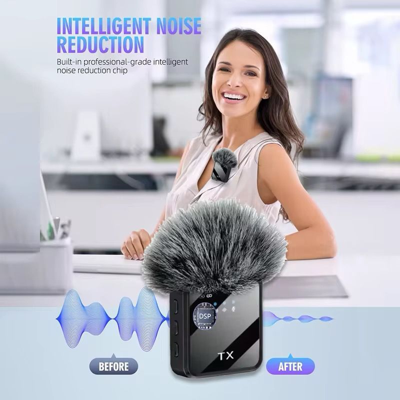 GC F11 2.3-in-1 Dual Wireless Lavalier