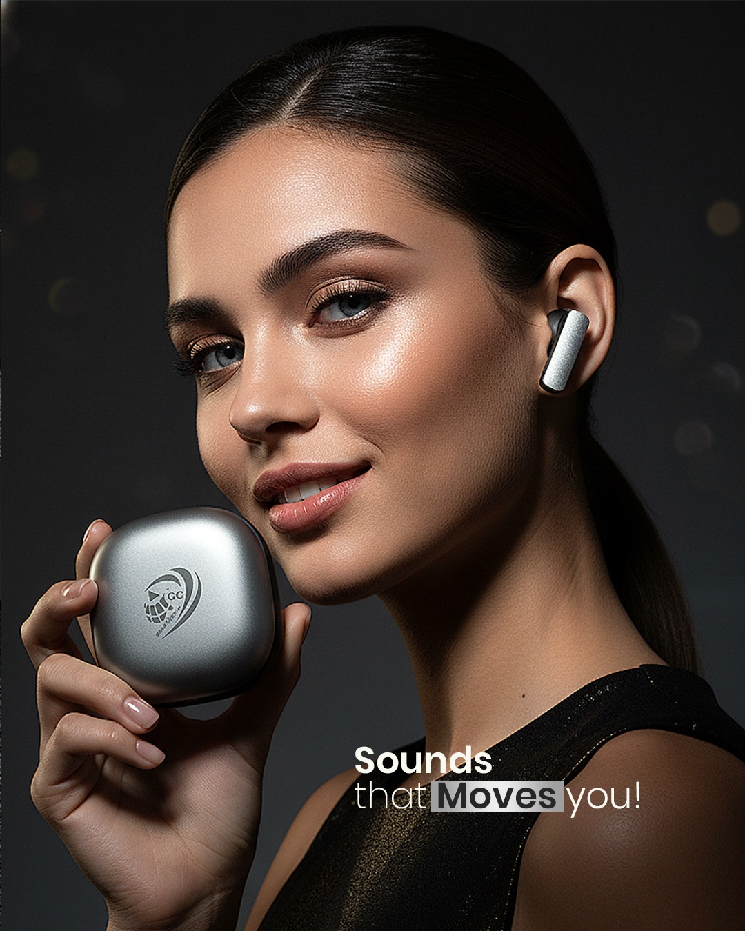 Global Cellular GC W27 Plus ANC+ENC Wireless Earbuds | Bluetooth 5.4, 6 Mics, Deep Bass, 7H Playtime