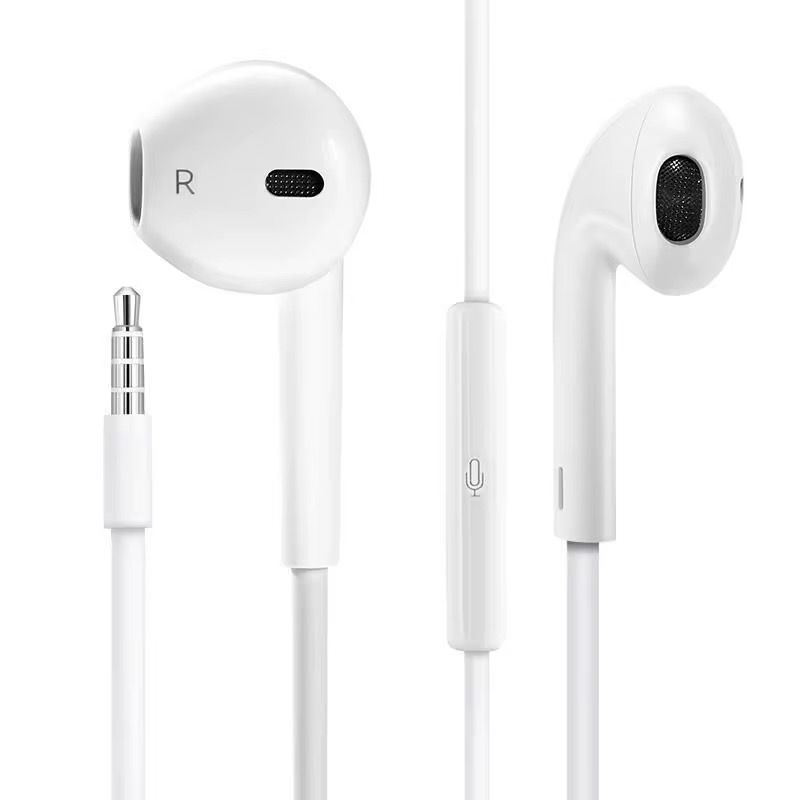 wired earphones with mic earbuds